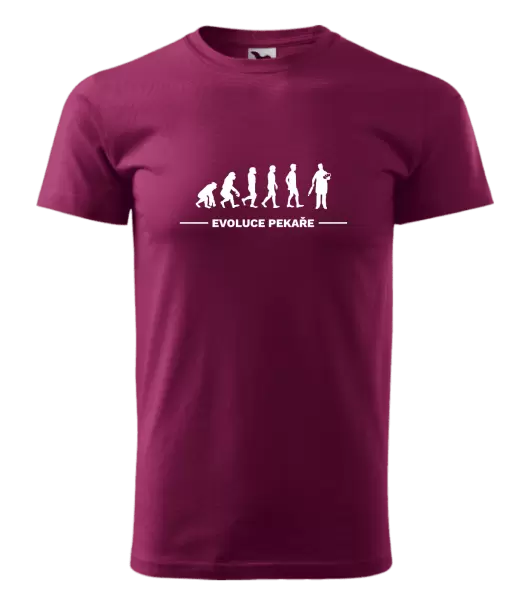Pánské tričko Evoluce - pekař