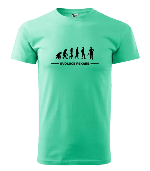 Pánské tričko Evoluce - pekař