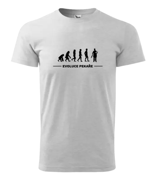 Pánské tričko Evoluce - pekař