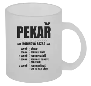 Hrnek Hodinová sazba - pekař