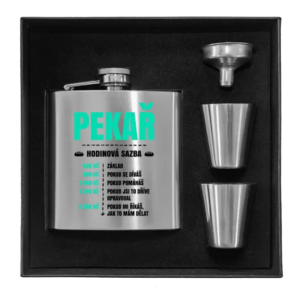 Placatka v krabičce Hodinová sazba - pekař