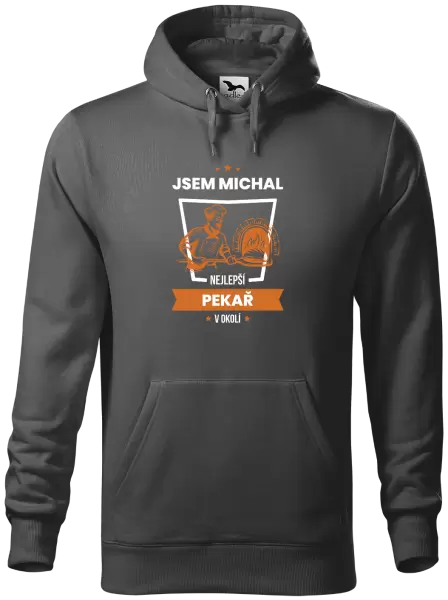 Pánská mikina Nejlepší v okolí - pekař