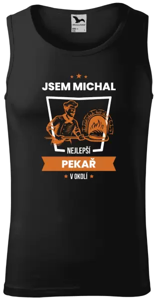 Pánské tílko Nejlepší v okolí - pekař
