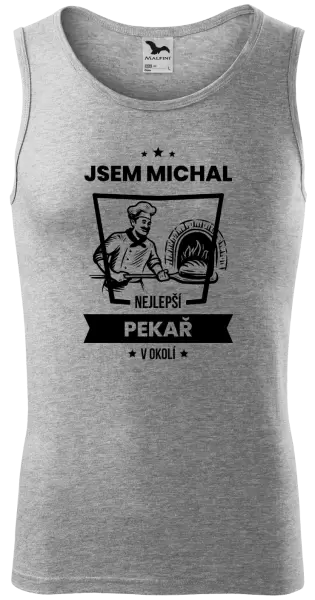 Pánské tílko Nejlepší v okolí - pekař