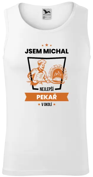Pánské tílko Nejlepší v okolí - pekař