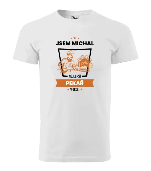 Pánské tričko Nejlepší v okolí - pekař