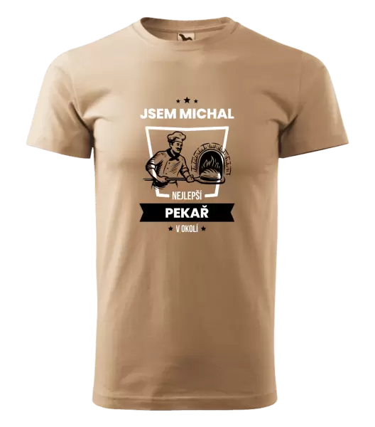 Pánské tričko Nejlepší v okolí - pekař