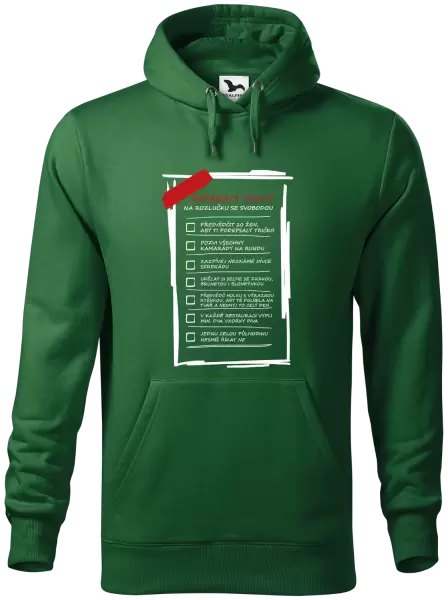 Pánská mikina Úkoly na rozlučku