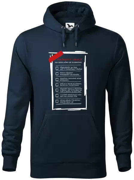 Pánská mikina Úkoly na rozlučku
