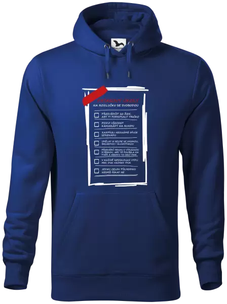 Pánská mikina Úkoly na rozlučku