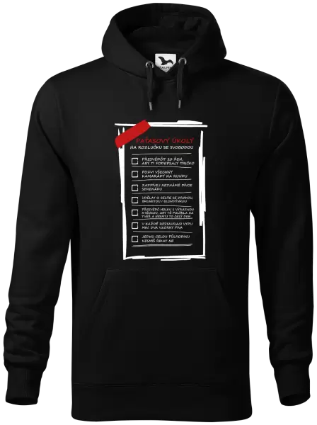 Pánská mikina Úkoly na rozlučku