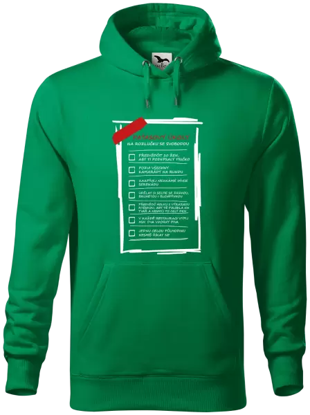 Pánská mikina Úkoly na rozlučku