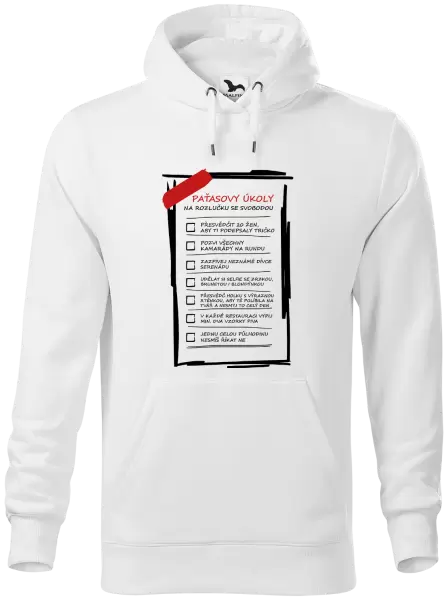 Pánská mikina Úkoly na rozlučku