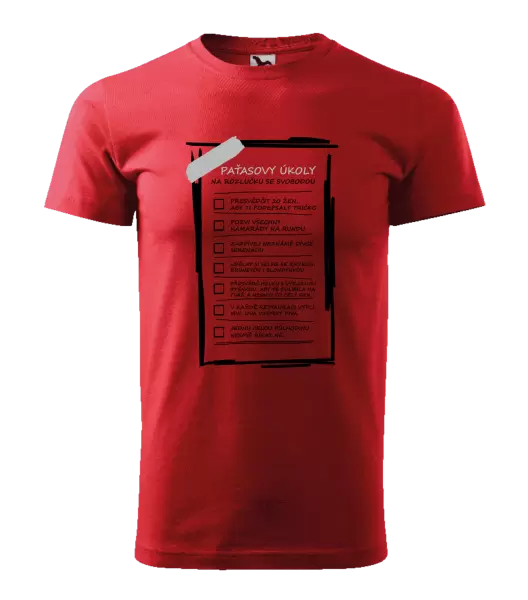 Pánské tričko Úkoly na rozlučku