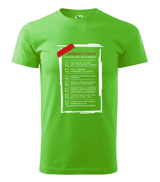 Pánské tričko Úkoly na rozlučku