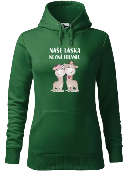 Dámská mikina Naše láska nezná hranic