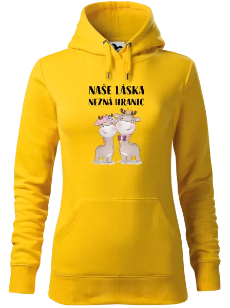 Dámská mikina Naše láska nezná hranic