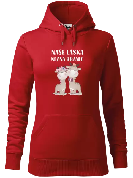 Dámská mikina Naše láska nezná hranic