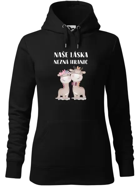 Dámská mikina Naše láska nezná hranic
