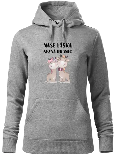 Dámská mikina Naše láska nezná hranic