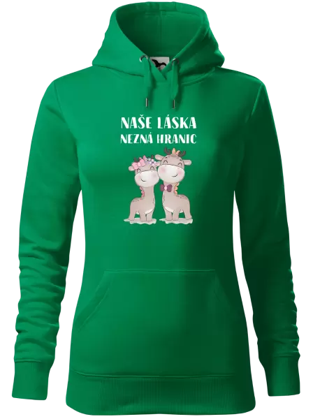 Dámská mikina Naše láska nezná hranic