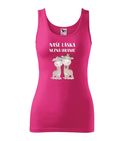 Dámské tílko Naše láska nezná hranic