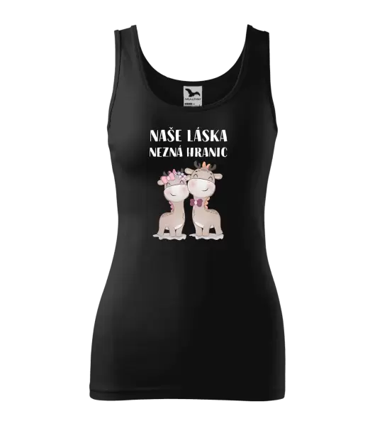 Dámské tílko Naše láska nezná hranic