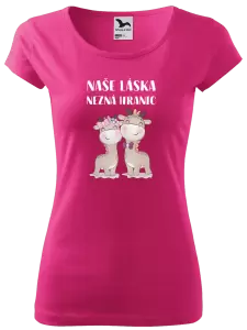 Dámské tričko Naše láska nezná hranic