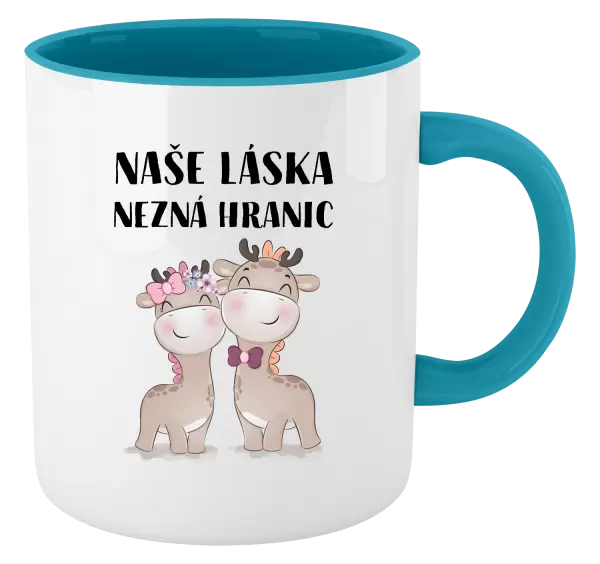 Hrnek Naše láska nezná hranic