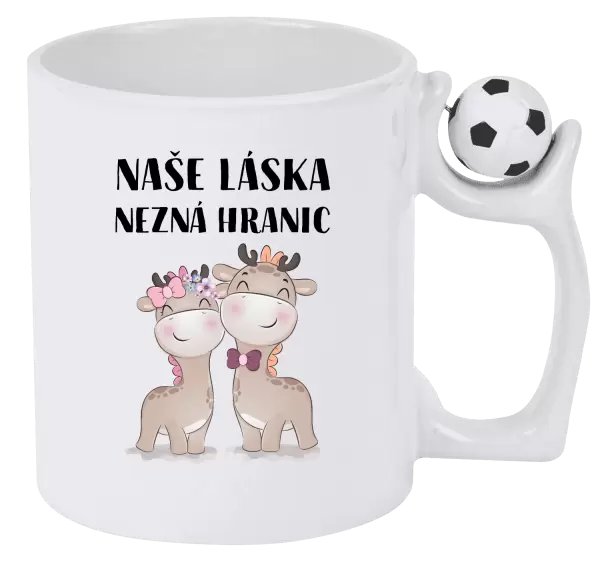 Hrnek Naše láska nezná hranic