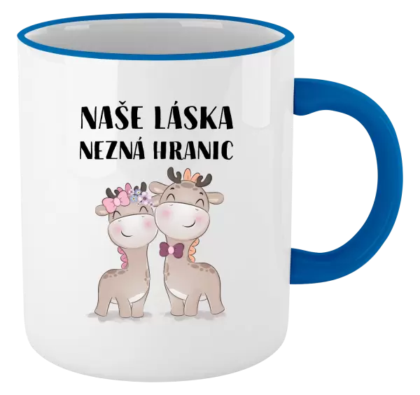 Hrnek Naše láska nezná hranic