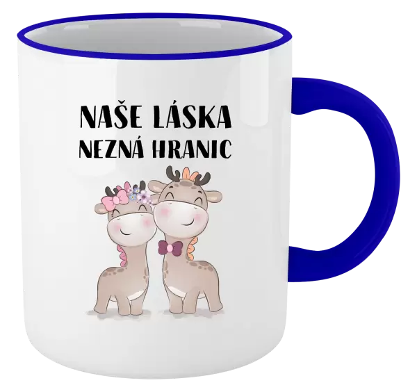 Hrnek Naše láska nezná hranic