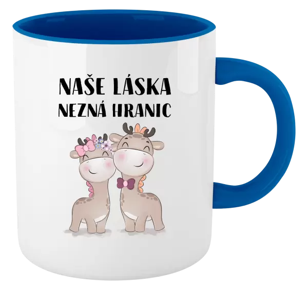 Hrnek Naše láska nezná hranic