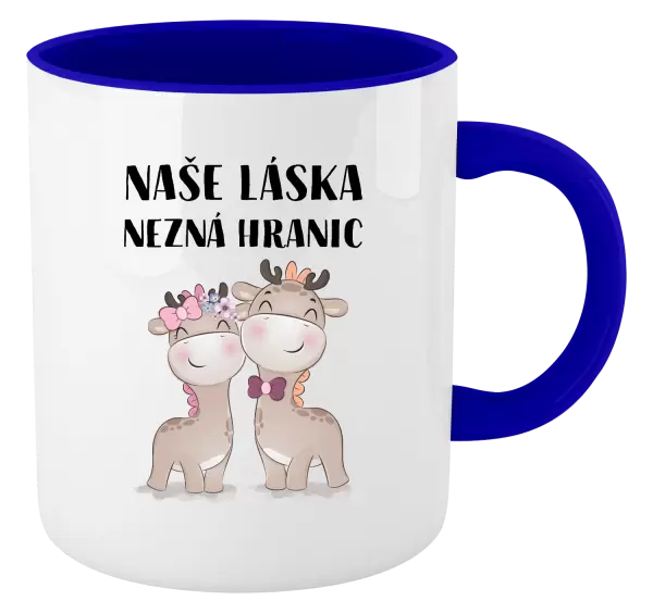 Hrnek Naše láska nezná hranic
