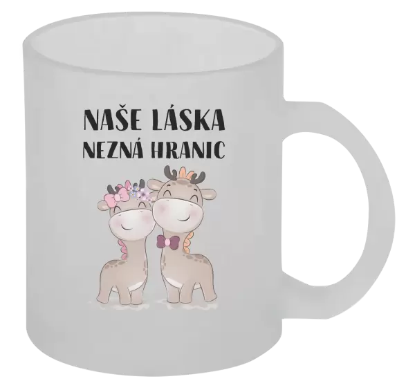 Hrnek Naše láska nezná hranic