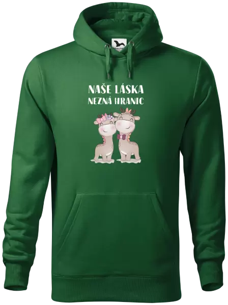 Pánská mikina Naše láska nezná hranic