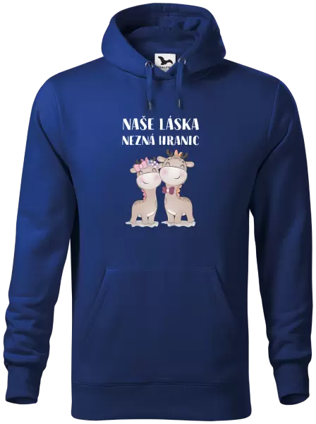 Pánská mikina Naše láska nezná hranic