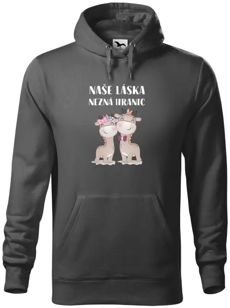 Pánská mikina Naše láska nezná hranic
