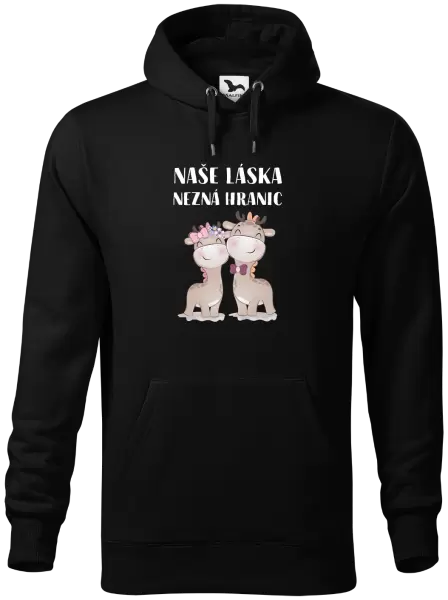 Pánská mikina Naše láska nezná hranic