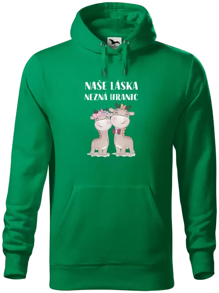 Pánská mikina Naše láska nezná hranic