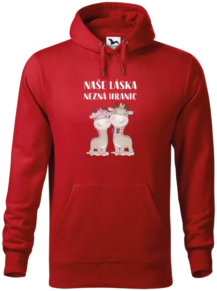 Pánská mikina Naše láska nezná hranic