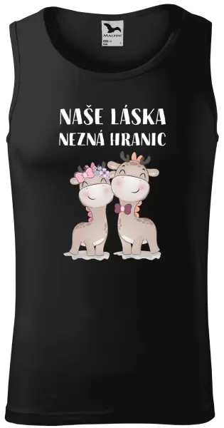 Pánské tílko Naše láska nezná hranic