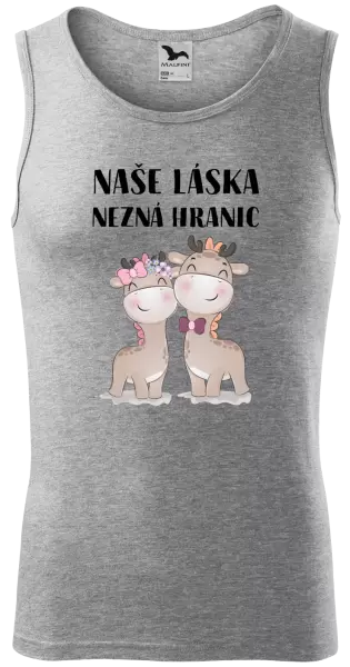 Pánské tílko Naše láska nezná hranic