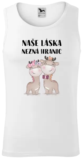 Pánské tílko Naše láska nezná hranic