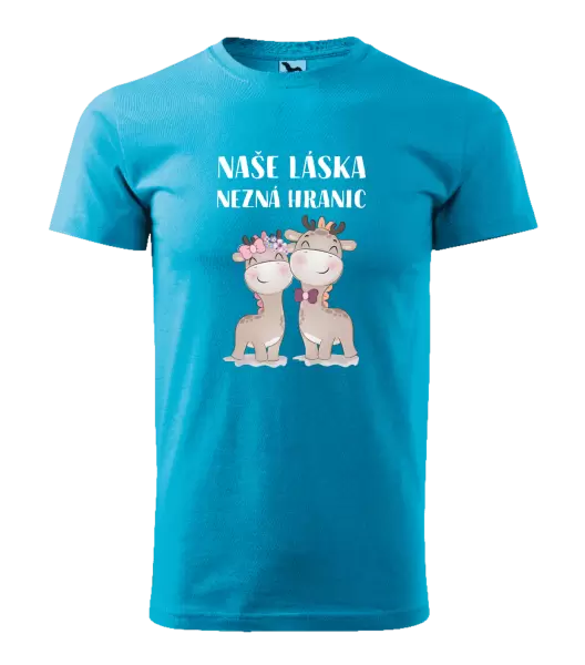 Pánské tričko Naše láska nezná hranic