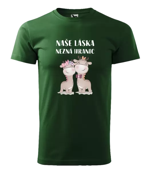 Pánské tričko Naše láska nezná hranic