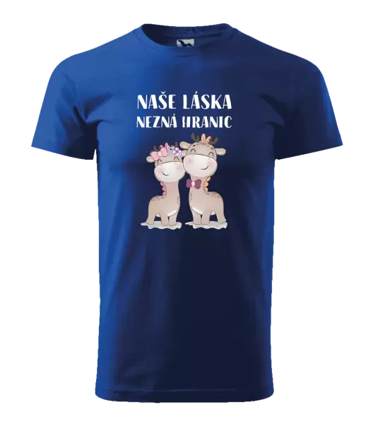 Pánské tričko Naše láska nezná hranic