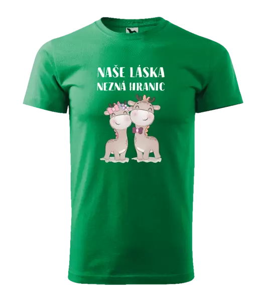 Pánské tričko Naše láska nezná hranic