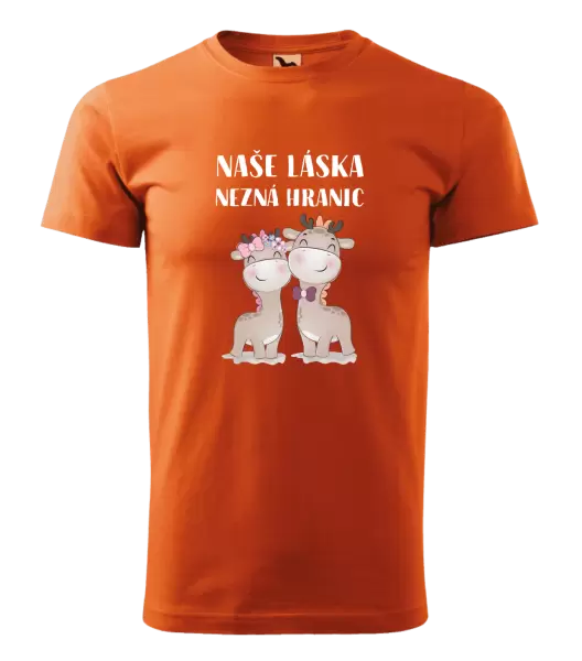 Pánské tričko Naše láska nezná hranic