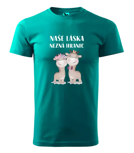 Pánské tričko Naše láska nezná hranic
